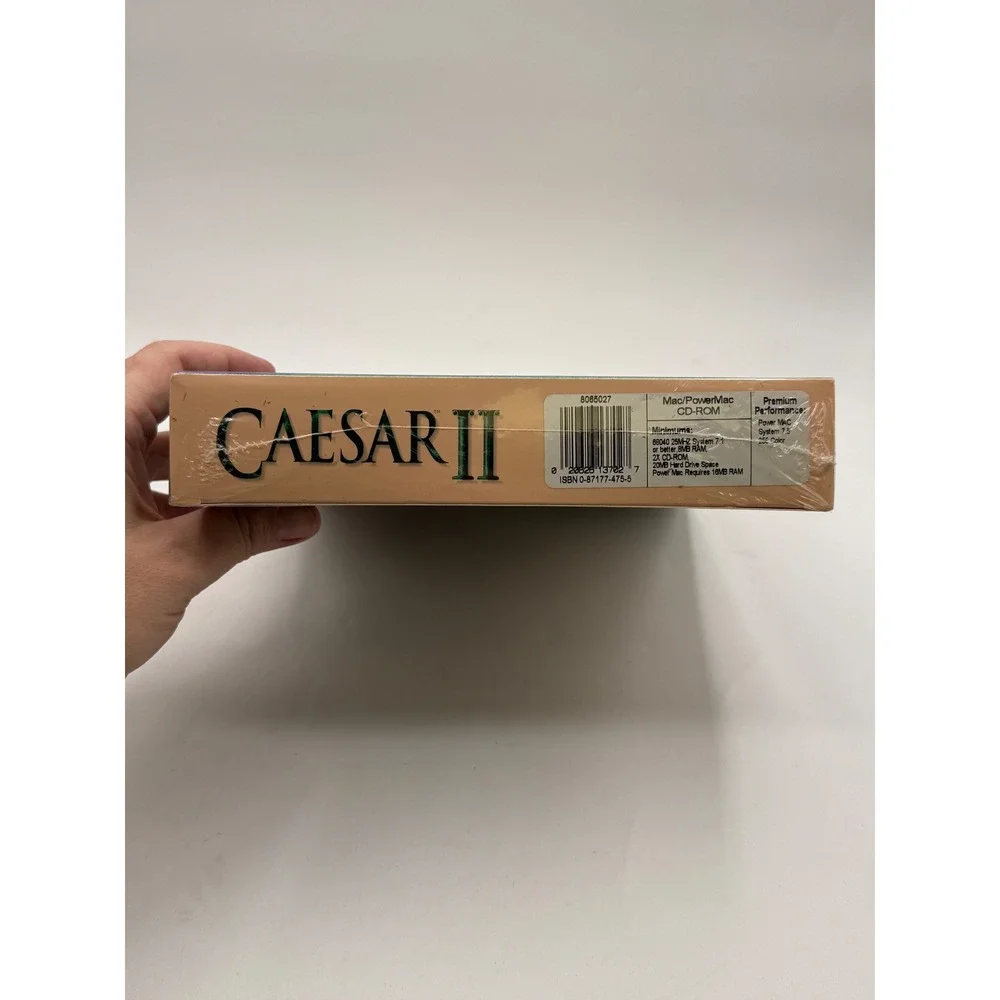Caesar II Sierra Mac PowerMac CD-ROM Big Box Vintage 1995 New‎ Sealed